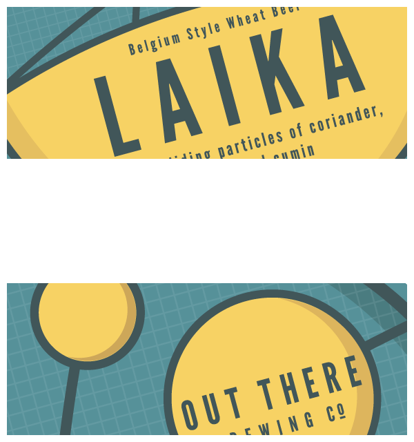 Out There Brewing Co. Laika detail